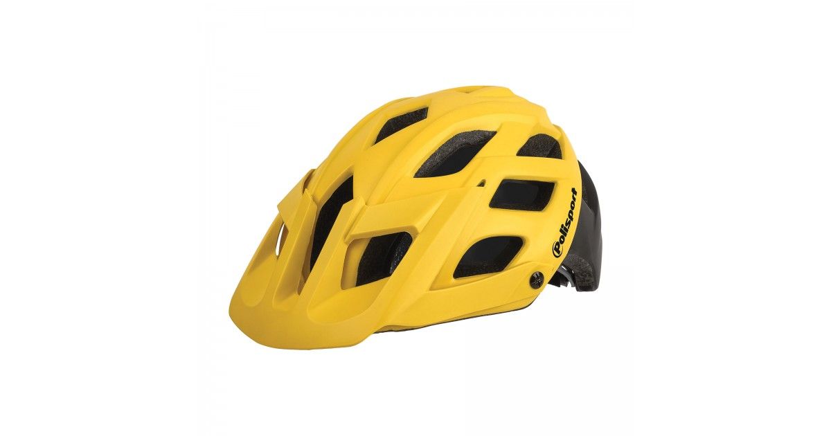 yellow mtb helmet